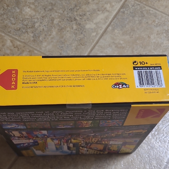 RoseArt Kodak Premium Times Square & 7th Avenue, Manhattan, NY Jigsaw Puzzle - Picture 5 of 5